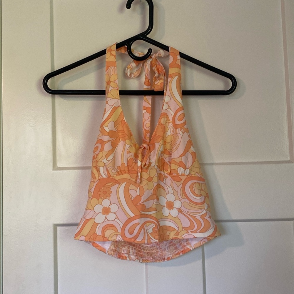 Hollister Cropped Halter Top - Size Small - New without tags
